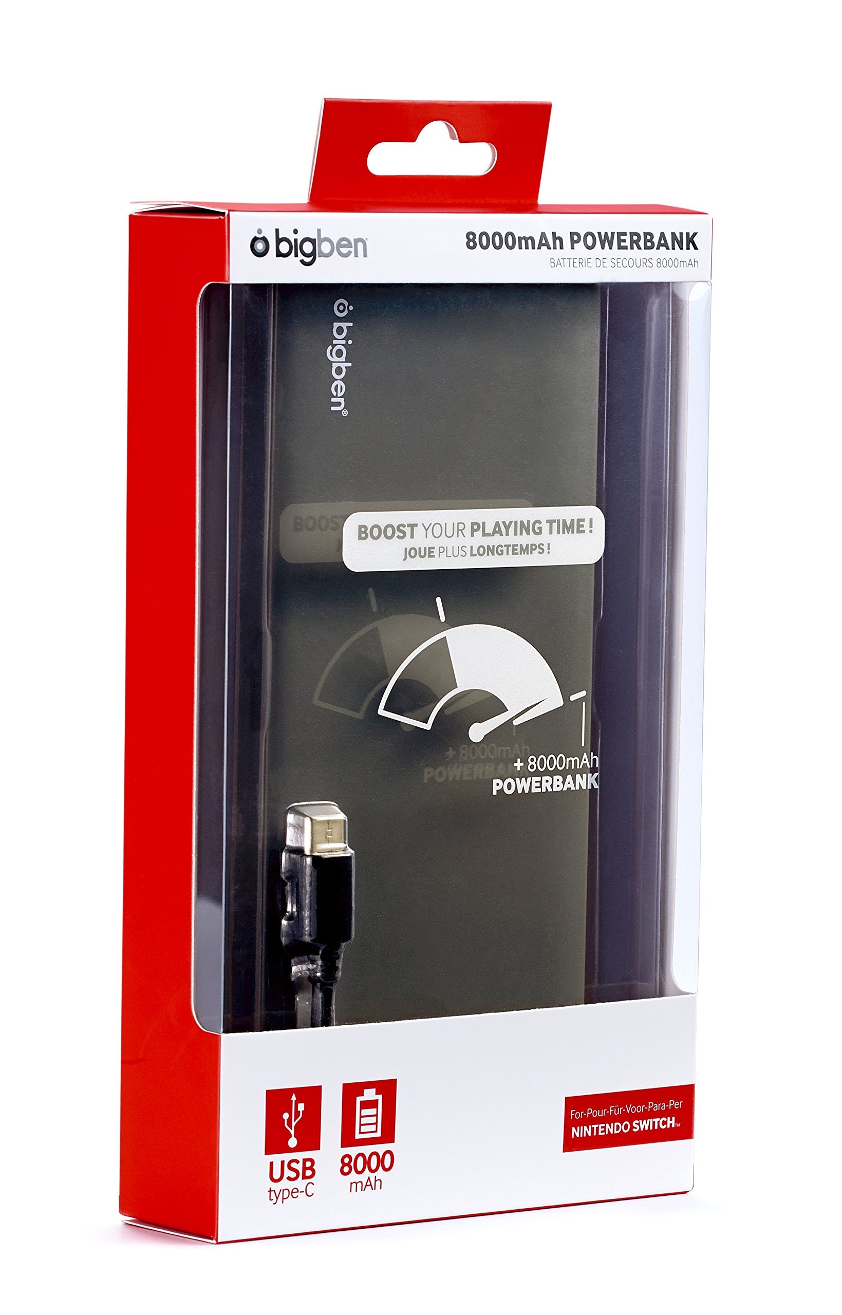 Bigben Interactive - Chargeur portable 8000 mAh (Nintendo Switch) Bigben Interactive - Chargeur portable 8000 mAh (Nintendo Switch)